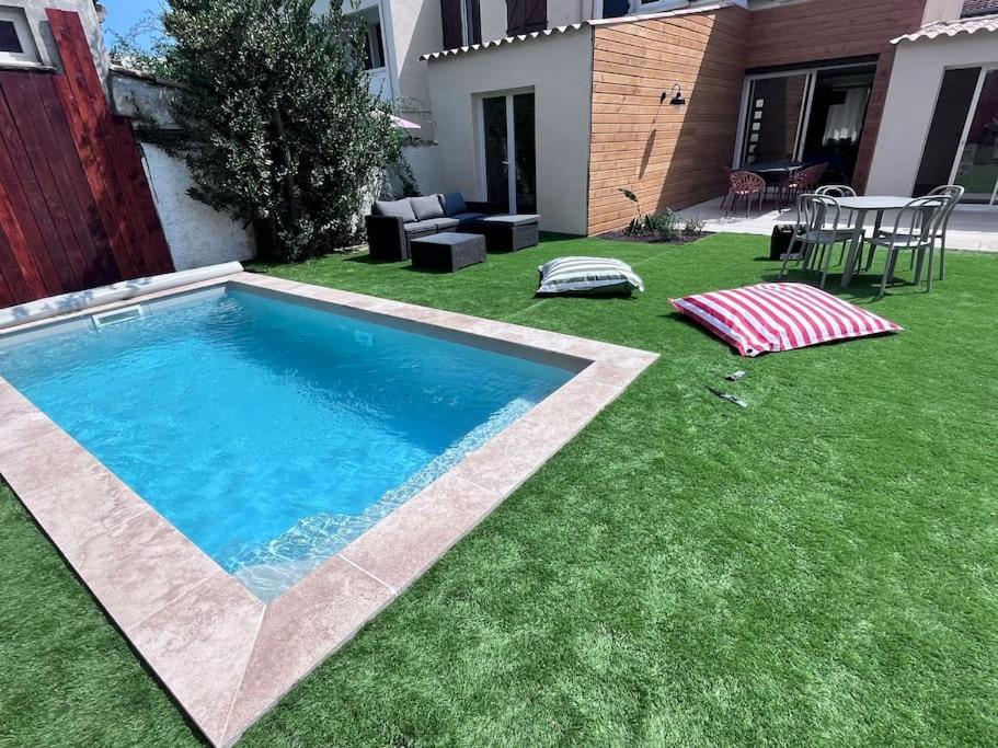 Maison Climatisee, Piscine, A 5 Minutes Des Grands Buffets Narbonne Exterior photo